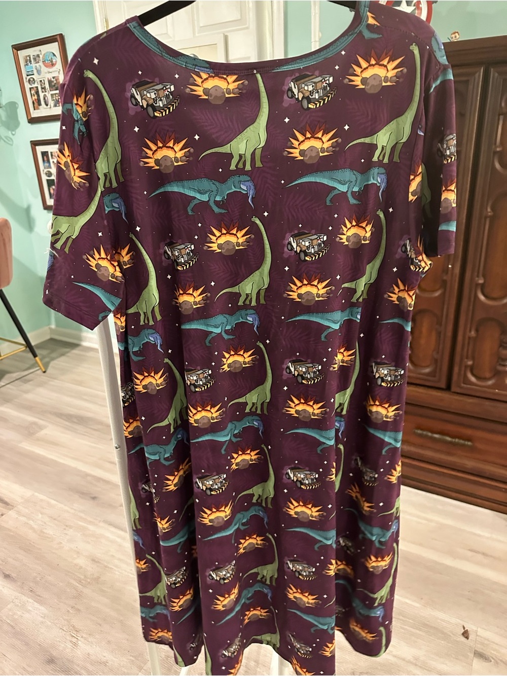 Disney Animal Kingdom Dinosaur Ride Ambrie Dress size xL with pockets
